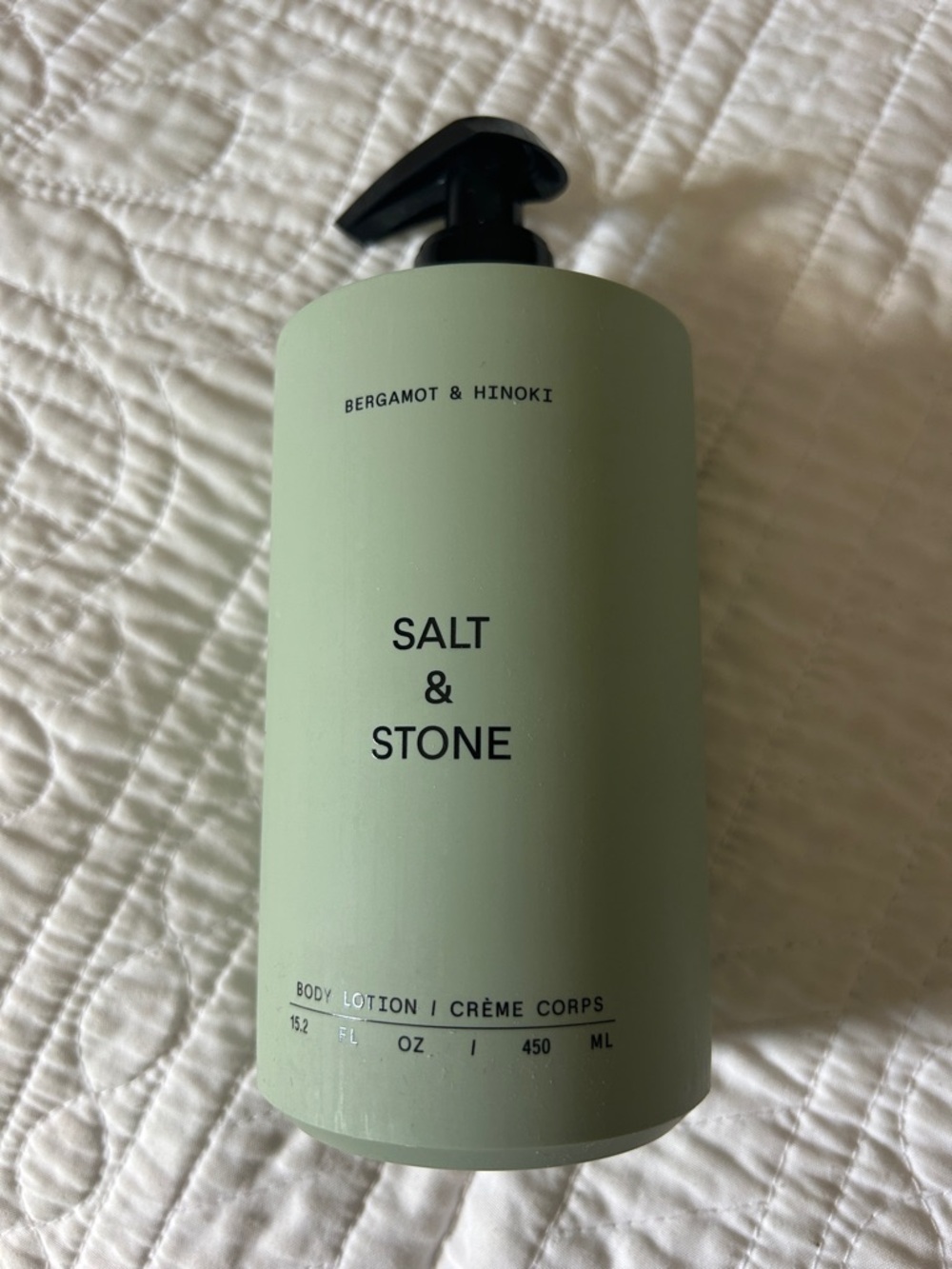 Salt & Stone Bergamot & Hinoki Body Lotion 15.2 ounce with pump
